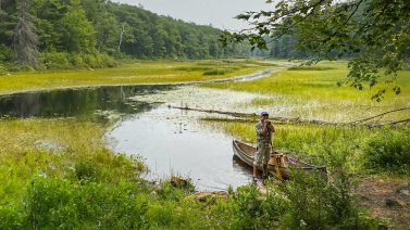 End of a short portage